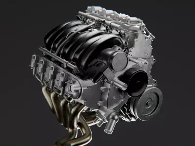 Car Engine 3D model