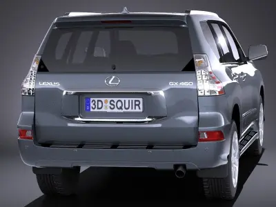 Lexus GX 460 2016 VRAY 3D model