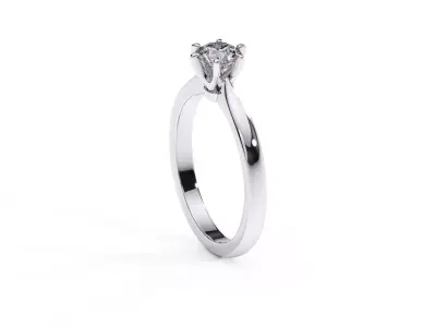 My 018 Wedding lady ring 3D print model