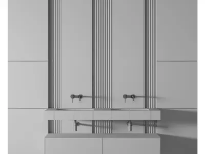 Luxury Bathroom 137 3D model