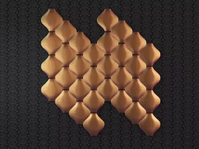 3D WALL PANEL  collection 12 of 14 3D print model