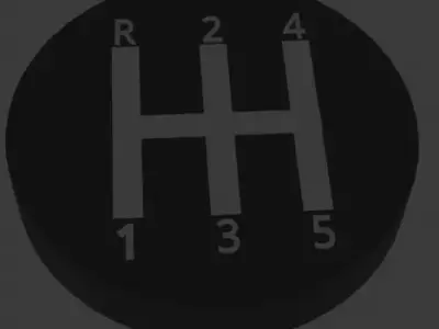 3D Printable Golfball-Style Gear Knob - Dogleg 5-Speed Edition  3D print model