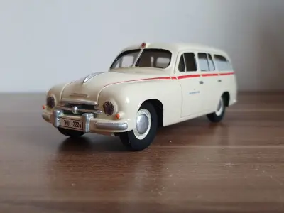 Skoda 1200 ambulance 3D print model