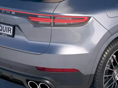 Porsche Cayenne S 2018 3D model