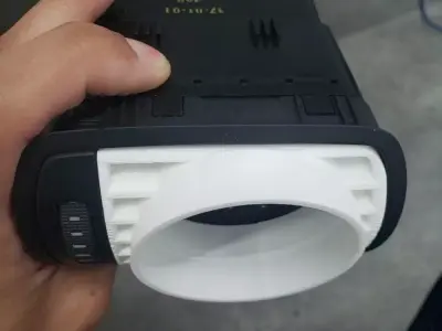 Audi A3 S3 1997 2006 Air Vent with Integrated 60mm Gauge Holder 3D print model