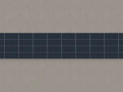 Solar Panel Steel Construction Type 16 3D model