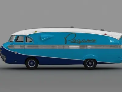 Pegaso Bacalao Race Transporter 3D model