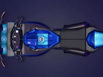 sports motorcycle 3D model by alvyiut-5432