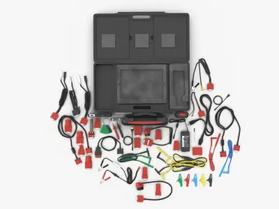 Scanner Scanner D10 Verus EEMS330W Low-poly 3D model