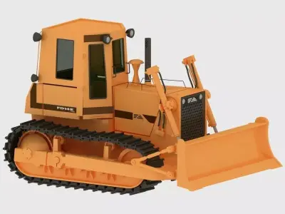 TRACTOR FD14E-FIATALLIS 3D model