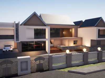 Five Bedroom House 3D model