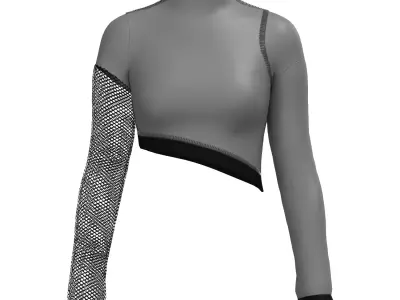  Female mesh log sleeve 3D model