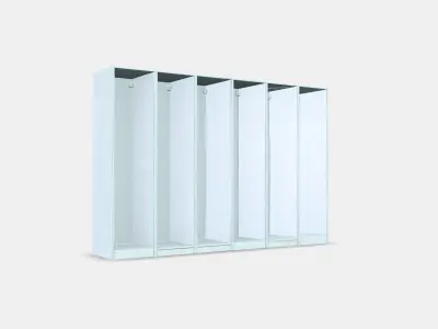 PAX 6 wardrobe frames 1 Low-poly 3D model