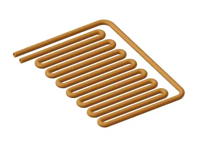 Plastic Refrigerator Condenser Coil Toy 3D model