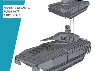 Schuetzenpanzer Puma VJTF 3D print model
