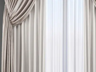 Set 54 Curtains 3D model