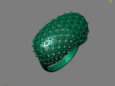 Women Plain Ring Ready STL Models Womens Ring 3d models 3D print model 28