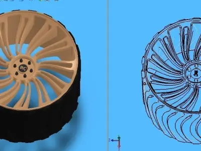 tekerlek wheel Free 3D print model