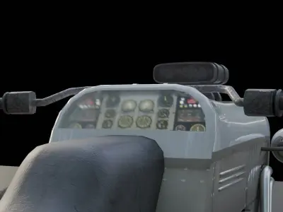 3 Wheels motorcycle 3D model