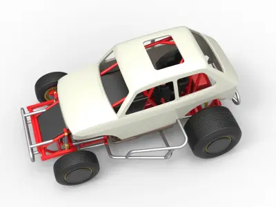 Super rod Version 2 Scale 1 to 25 3D print model