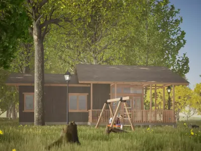 034Smallhouse1f58m2 3D model