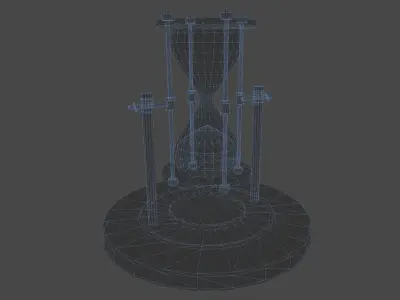 Sand Clock Free 3D model