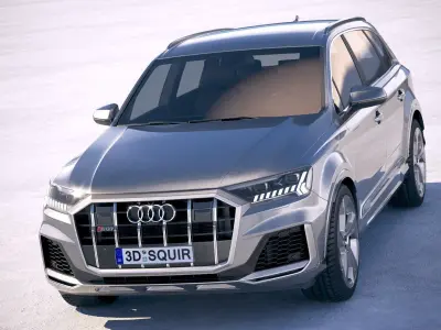Audi SQ7 2020 3D model