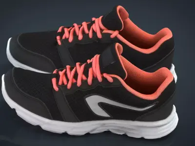 Womens sneakers 3D model