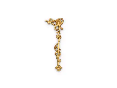 Classic carved decor ornament 355 3D model