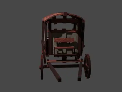telega carriage 3D model