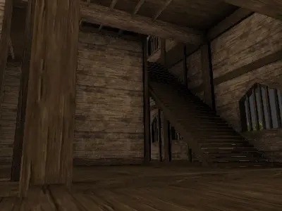 Wood house 2 3D model