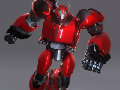 TRANSFORMERS PRIME Cliffjumper 3D model remaster Free 3D model