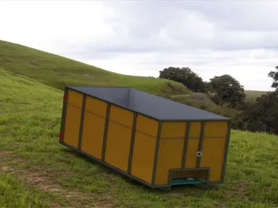 Roll off garbage bin 3D print model