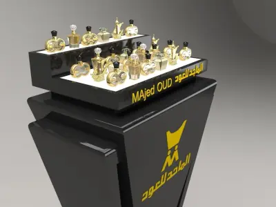 display stand 1  All perfume model are included 3D model