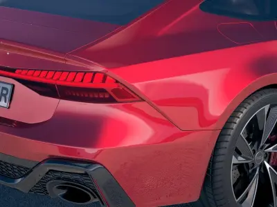 Audi RS7 Sportback 2020 3D model