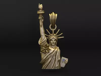  The Golden Icons  3D Luxury Pendant Collection  3D print model