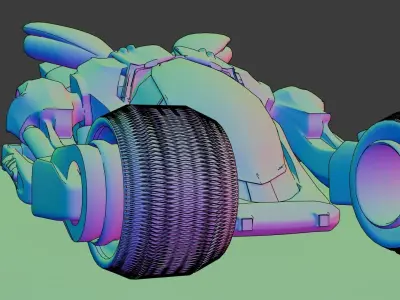 Bujji Car from Kalki 2898AD  Fan Made 3D model