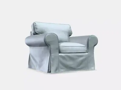 EKTORP Armchair 2 Low-poly 3D model