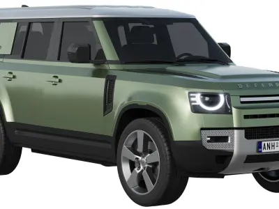 Land Rover Defender 130 2023 3D model