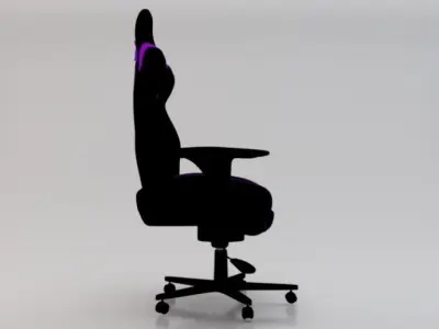 Gaming Chair 07 Low-poly 3D model