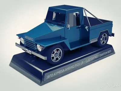 ANDINO pickup truck 3D model