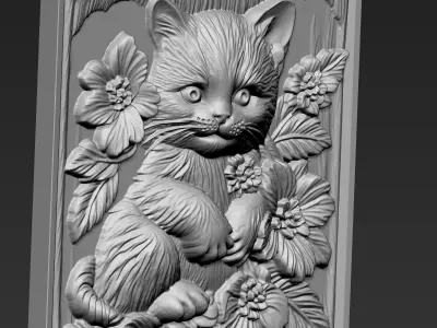 Cat A33 3D print model