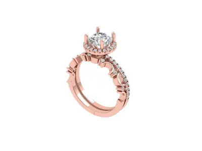Engagement-ring 3D print model buy