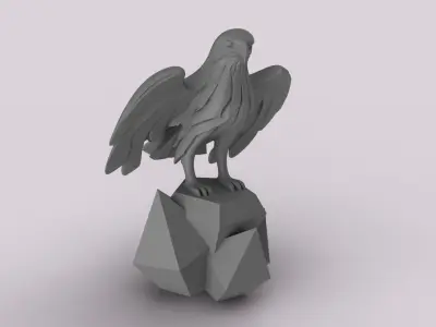 Eagle 3D print model get