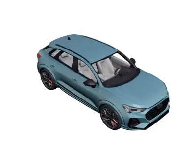 Audi Q3 2026 3D Model  Modern Compact Luxury SUV 3D model