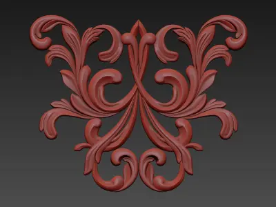 Carved decor  3D model purchase
