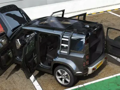 Land Rover Defender 110 2024  Low-poly 3D model