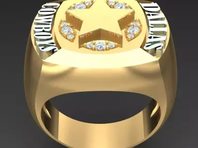 Luxury Men Rings Designs 5MR072 3D print model