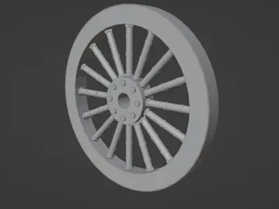 WHEEL FOR CURT 3D model