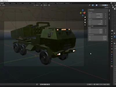 M142 HIMARS 3D model